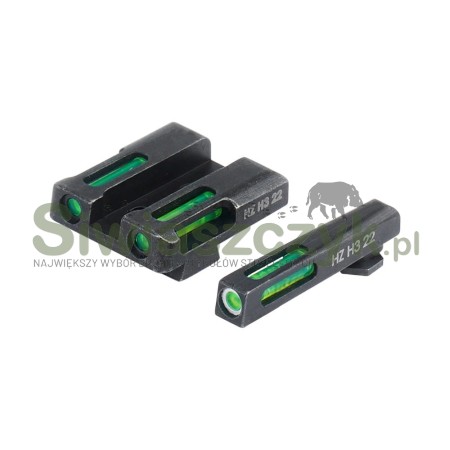 Zestaw HI-VIZ Glock LiteWave H3 muszka + szczerbinka (GLN325)-124941