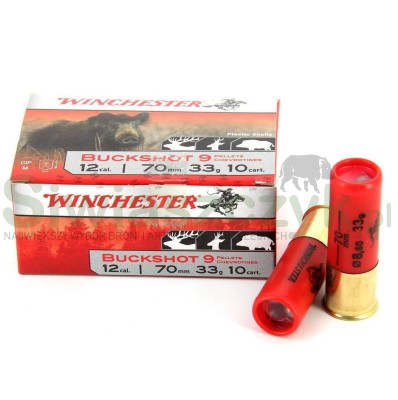 Naboje WINCHESTER 12/70 LOFTKA BUCKSHOT 9- 33g -105088