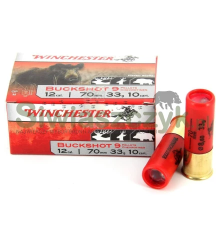Naboje WINCHESTER 12/70 LOFTKA BUCKSHOT 9- 33g -105088
