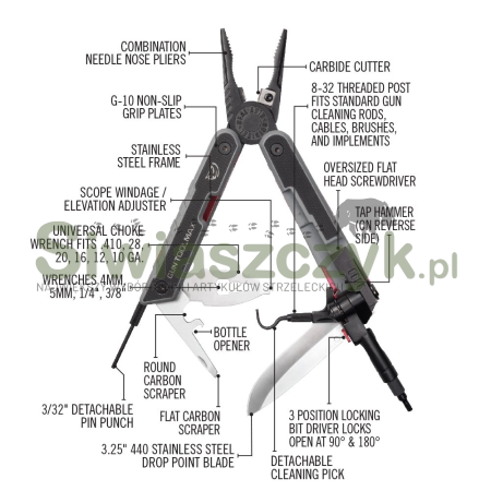 Multitool REAL AVID do konserwacji broni Gun Tool Max (AVGTMAX)-111443