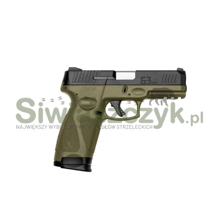 Pistolet TAURUS G3 Green/Black Steel kal. 9x19-120406