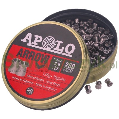Śrut APOLO Premium Arrow 5,5/250 1,05g(16,00gr)(E19941)-120853