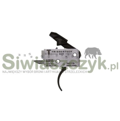 Mechanizm spustowy TRIGGERTECH AR15 Duty Curved PVD Black 3.5lbs Single Stage-125205