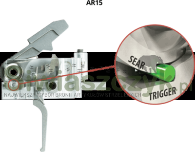 Mechanizm spustowy TRIGGERTECH AR15 Duty Flat PVD Black 3.5lbs Two Stage-a5c6593b55bb677f4f4547daf943862f