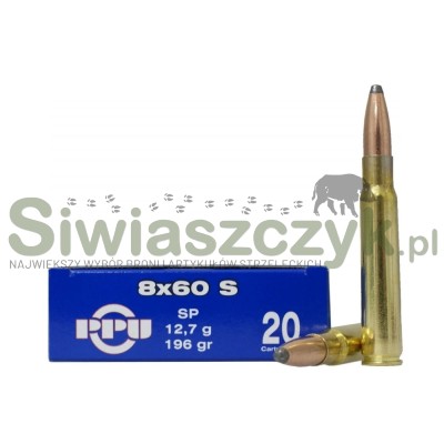 Amunicja PRVI Partizan kal. 8x60S SP 12,7g(196gr)-124683