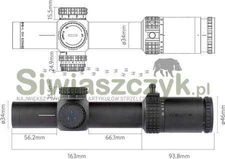 Luneta celownicza DELTA OPTICAL Stryker HD 1-10x28 SDOG-1 (DO-2517)-125266