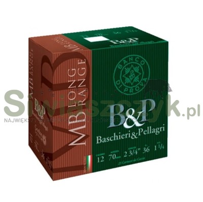 Naboje B&P 12/70 MB3 Long Range 36g-124832