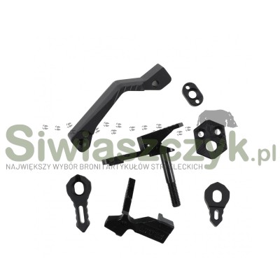 Zestaw do tuningu komory spustowej AR15 czarny mat-125306
