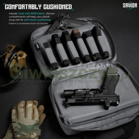 Torba SAVIOR na pistolety Specialist szara-126252