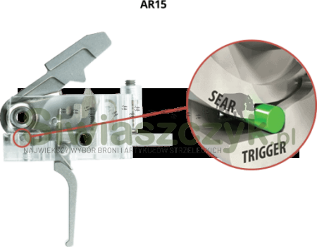Mechanizm spustowy TRIGGERTECH AR9 Duty Flat PVD Black 3.5lbs Two Stage-a5c6593b55bb677f4f4547daf943862f