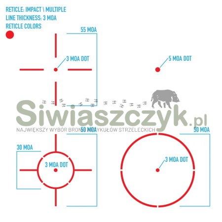 Kolimator FIREFIELD Impact Duo z laserem (FF26023)-114767