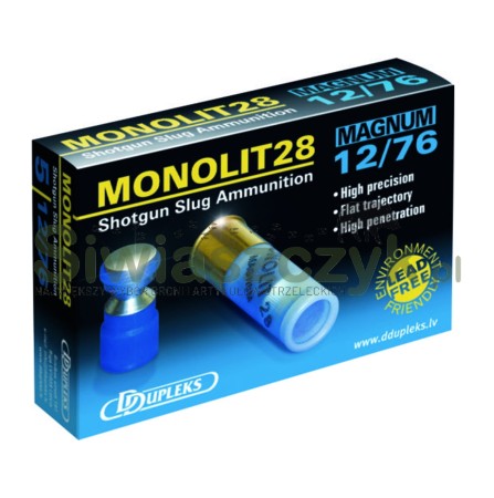 Naboje DUPLEKS 12/76 Monolit 28g-126652