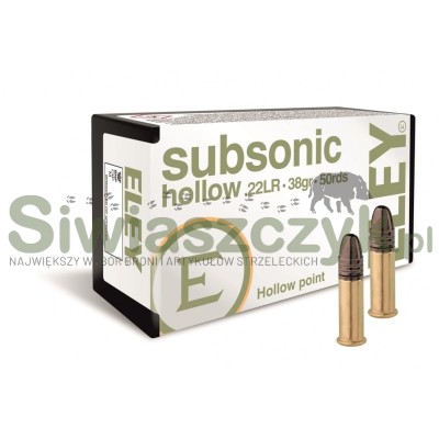 Amunicja ELEY 22 LR Subsonic Hollow 2,5g(38gr)-120361