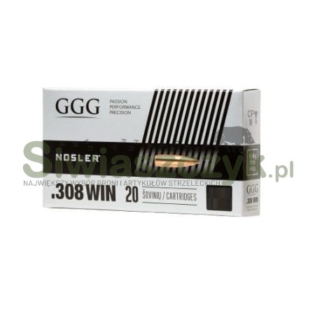 Amunicja GGG 308 Win GPX15 HPBT NOSLER 11,3g(175gr)-126674