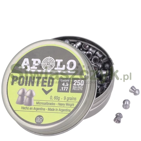 Śrut APOLO Premium Pointed Heavy 4,52/250 0,60g(9,00gr)(E19102-2)-120871