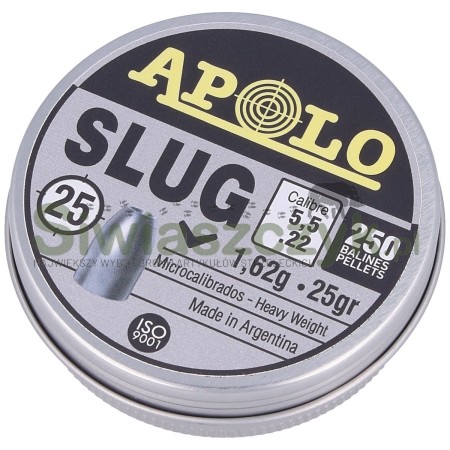 Śrut APOLO Slug 5,50/250 1,62g(25,00gr)(E19301)-120907