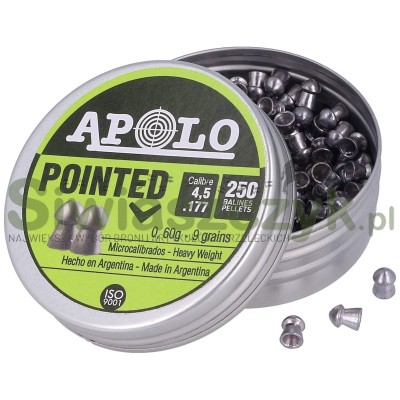 Śrut APOLO Premium Pointed Heavy 4,5/250 0,60g(9,00gr)(E19102)-120865