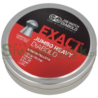 Śrut Diabolo JSB Jumbo Heavy Exact 5,52/500 1,17g(18,13gr)(546287-500)-120966