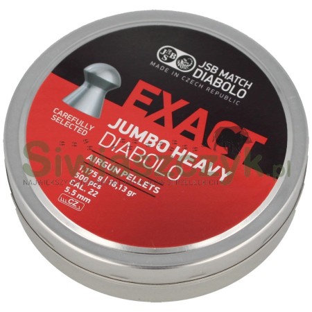 Śrut Diabolo JSB Jumbo Heavy Exact 5,52/500 1,17g(18,13gr)(546287-500)-120966
