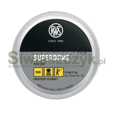 Śrut RWS SuperDome 4,50/500 0,54g(8,30gr)(2136791)-121096