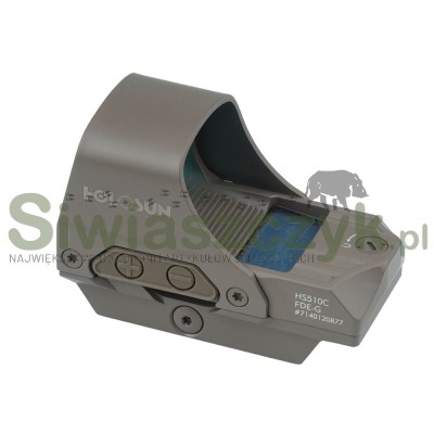 Kolimator HOLOSUN HE510C-GR Open Reflex Elite Multi Reticle Green Dot Solar Panel-126712