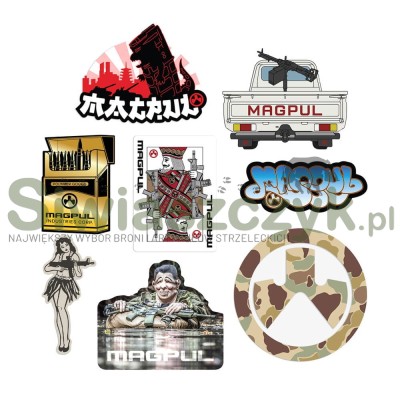 Zestaw naklejek MAGPUL Share Icon Sticker Pack 2023, 8 szt. DAKA Hard Case (MAG1378)-126787