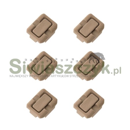 Organizery kabli MAGPUL Wire Control Kit 6szt. M-LOK FDE (MAG1296)-126797