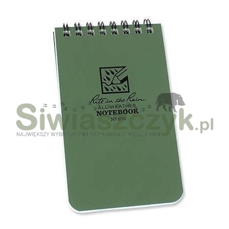 Notatnik wodoodporny Rite in the Rain 3x5" Oliwkowy (935)-126766