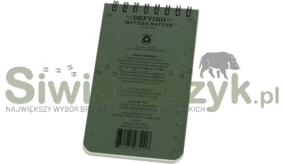 Notatnik wodoodporny Rite in the Rain 3x5" Oliwkowy (935)-126764