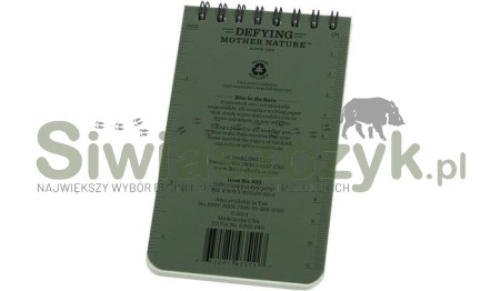Notatnik wodoodporny Rite in the Rain 3x5" Oliwkowy (935)-126764