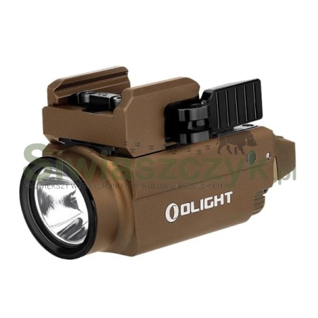 Latarka OLIGHT BALDR S Desert Tan - 800 lumenów, Blue Laser-126806