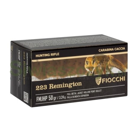 Amunicja FIOCCHI 223Rem FMJ HP 3,52g(50gr)-138238