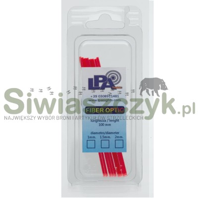 Światłowód LPA 2mm czerwony (BFO20R)-138357
