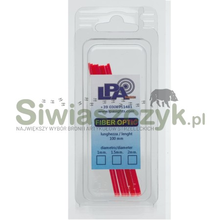 Światłowód LPA 2mm czerwony (BFO20R)-138357