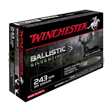 Amunicja WINCHESTER 243Win BALLISTIC SILVERTIP 6,16g(95gr)-138472
