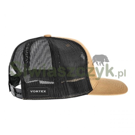 Czapka VORTEX z daszkiem męska Core Logo piaskowa-139550