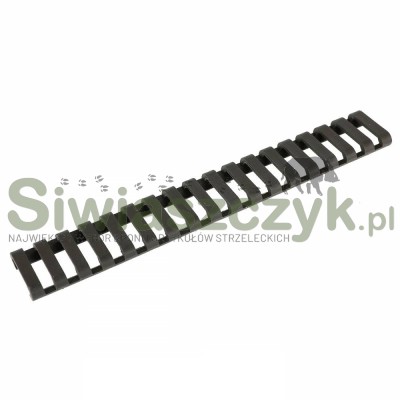 Okładziny polimerowe IMI DEFENSE łoża picatinny czarne (ZLRC)-139606