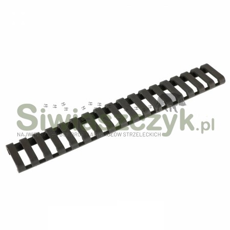 Okładziny polimerowe IMI DEFENSE łoża picatinny czarne (ZLRC)-139606