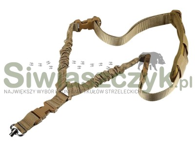 Zawieszenie taktyczne TACBULL 1-punktowe Bungee V.2 QD tan (TB-1PT-SWF)-139910