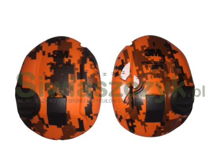 Ochronniki słuchu Peltor SportTac zielony/pomarańczowy digicamo (MT16H210F-478)  -112302
