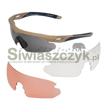 Okulary strzeleckie SWISS EYE Nighthawk Coyote (40292)-139998