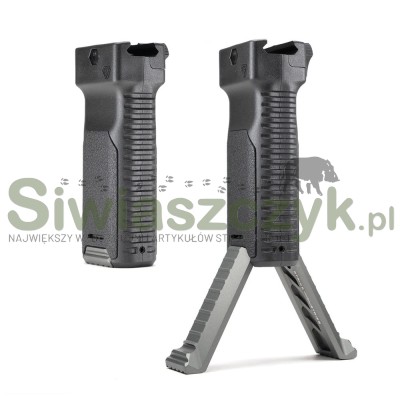 Chwyt STRIKE INDUSTRIES z dwójnogiem (SI-AR-AL-BIPOD-GY)-140000