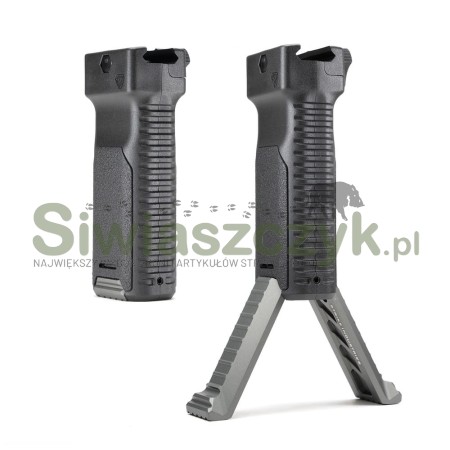 Chwyt STRIKE INDUSTRIES z dwójnogiem (SI-AR-AL-BIPOD-GY)-140000