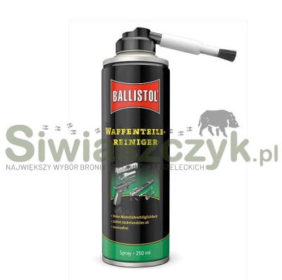 Olej BALLISTOL do czyszczenia i odtłuszczania części broni 250ml ze szczoteczką-155572