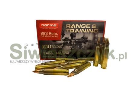 Amunicja NORMA 223Rem R&T FMJ 3,6g(55gr)-155734