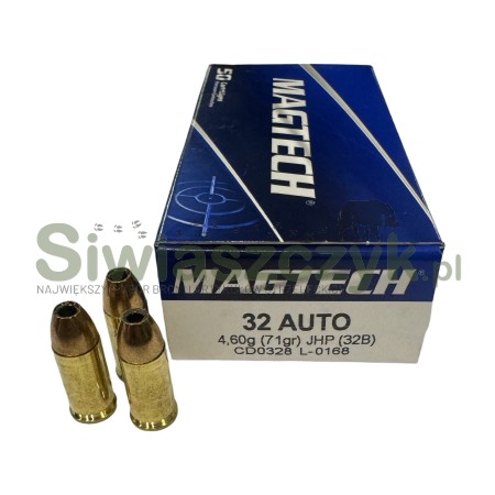 Amunicja MAGTECH 7,65Browning/32AUTO JHP 4,6g(71gr)-155837