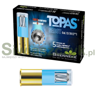 Naboje BRENNEKE 12/70 TOPAS Sabot 20g(309gr) (121920)-111277