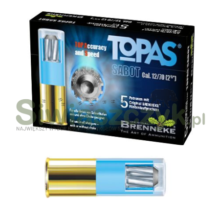 Naboje BRENNEKE 12/70 TOPAS Sabot 20g(309gr) (121920)-111277