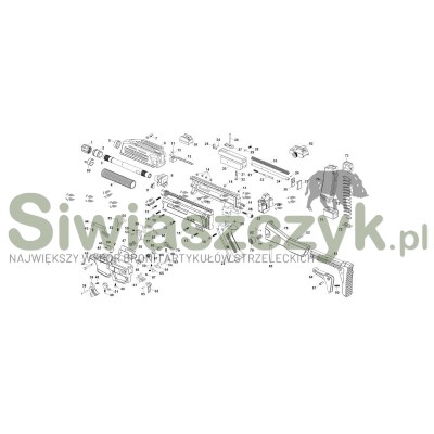Nakrętka na lufę CZ Scorpion (3660-1650-0705)-155873