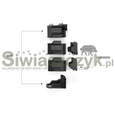 Moduł rozszerzający STRIKE INDUSTRIES Strike Stacked Angled 2-pak (SI-AR-CMS-SAF-EXT-FDE)-155903